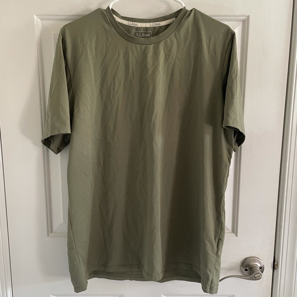 Plain Olive Green LLBean Shirt